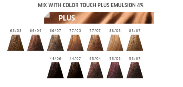 Wella Professionals Color Touch Color Chart 2017 Wella.